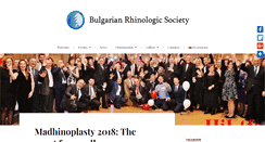 Desktop Screenshot of bulgarianrhinologicsociety.org